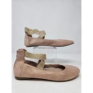 Women Elastic Ankle Strap Ballet Flats‎ Round Toe Slip On Office Work Flat Shoes